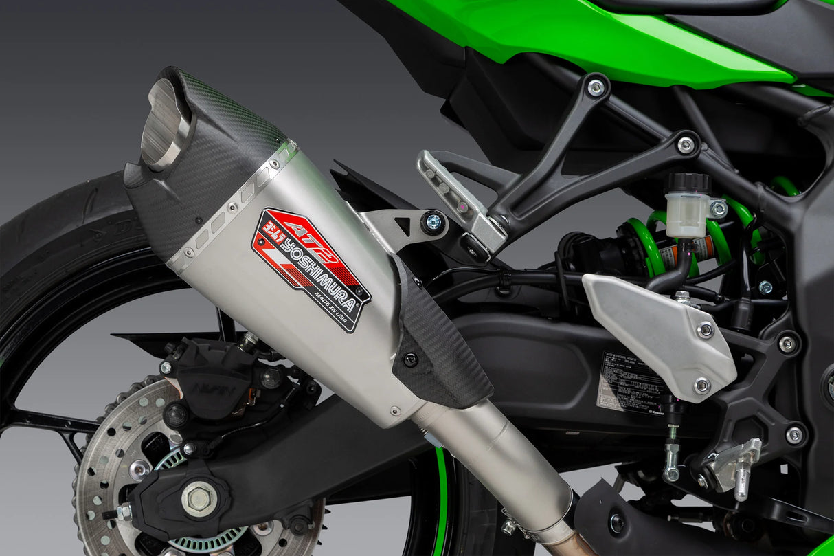 Yoshimura AT2 Slip-On Exhaust (Kawasaki Ninja ZX4R/RR 2023-2024)