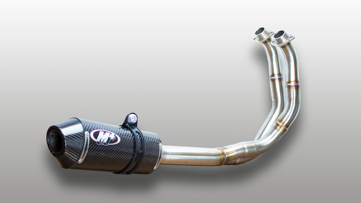 M4 Exhaust Full Exhaust with Carbon Canister (Yamaha 2021-2024 R7)