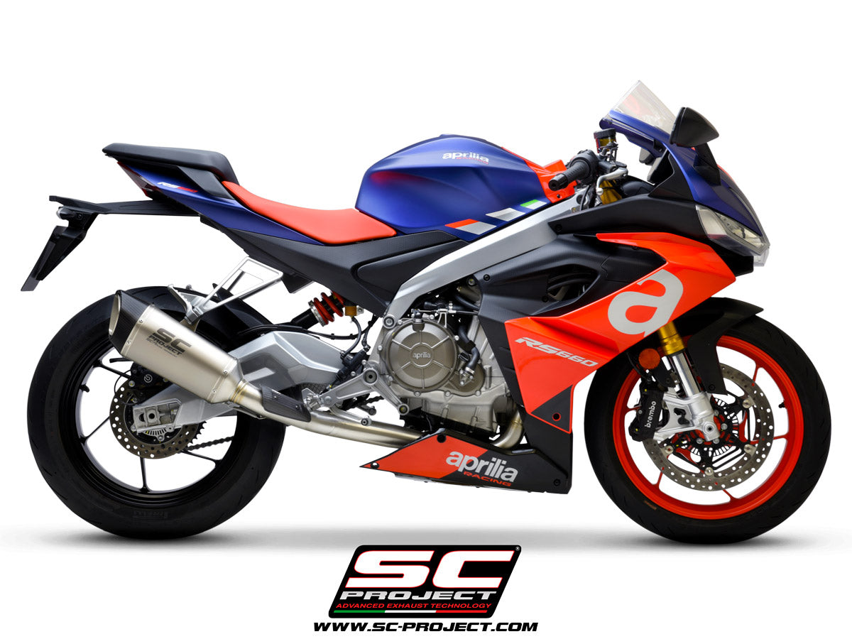 SC-Project SC1-R Full Titanium Exhaust (Aprilia 2020-2024 RS 660 /Tuono 660)