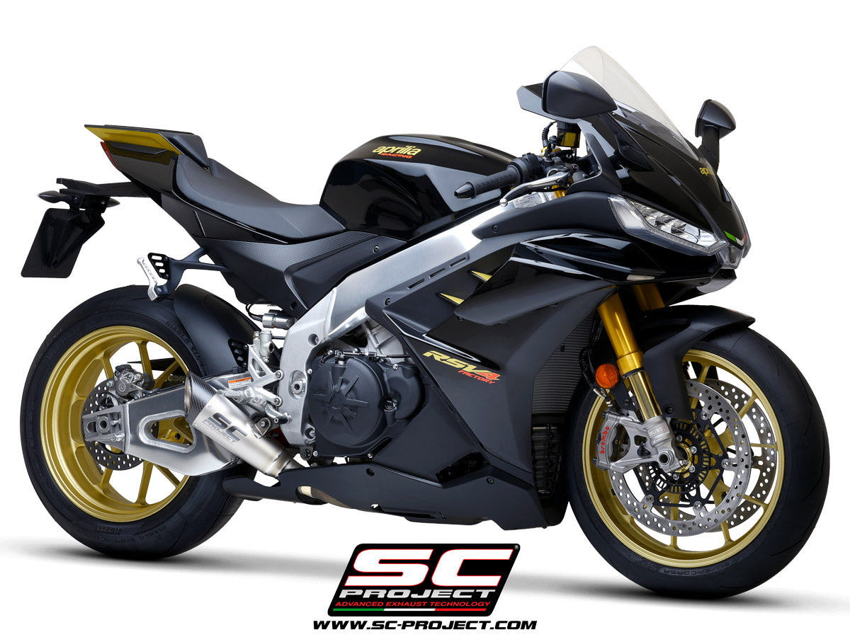 SC-Project S1 Slip On Exhaust (Aprilia 2021-2024 RSV4/Tuono 1100/Factory)