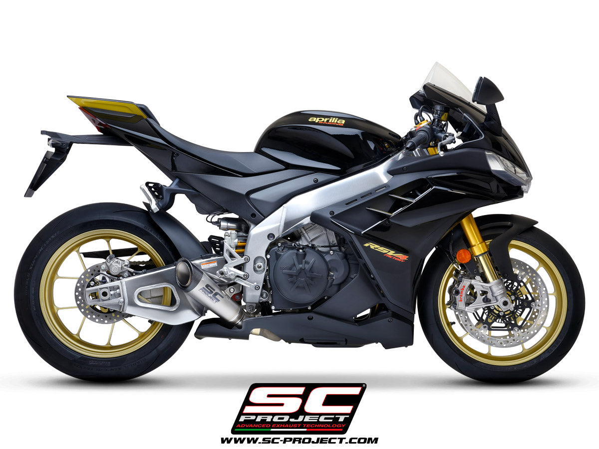 SC-Project S1 Slip On Exhaust (Aprilia 2021-2024 RSV4/Tuono 1100/Factory)