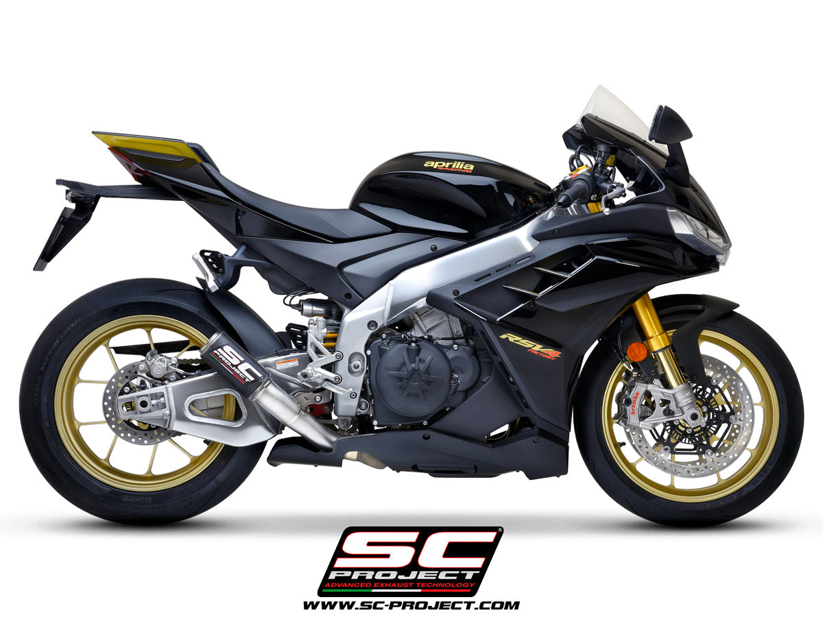 SC-Project CR-T Slip On Exhaust (Aprilia 2021-2024 RSV4/Tuono 1100/Factory)