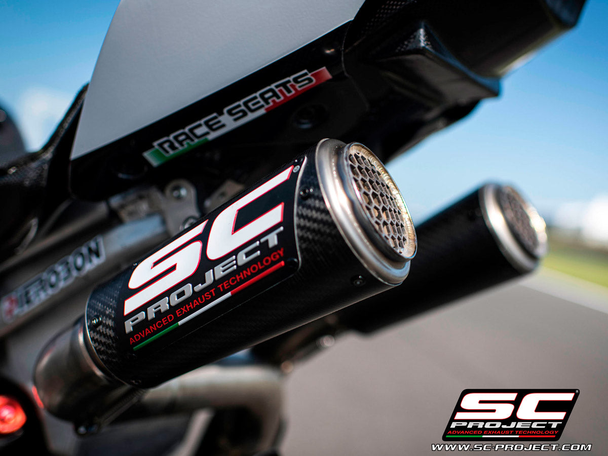 SC Projects WSBK CR-T Full Titanium Exhaust (Ducati 2018-2021 Panigale V4/S/R)