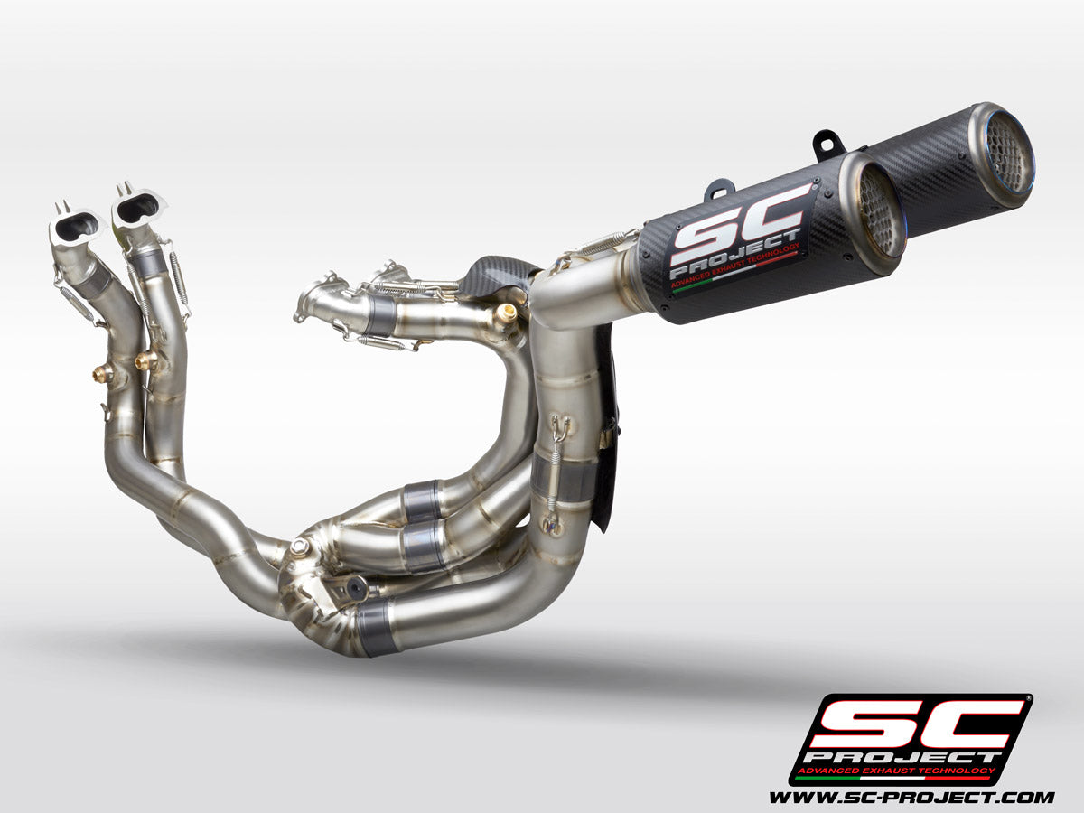 SC Projects WSBK CR-T Full Titanium Exhaust (Ducati 2018-2021 Panigale V4/S/R)