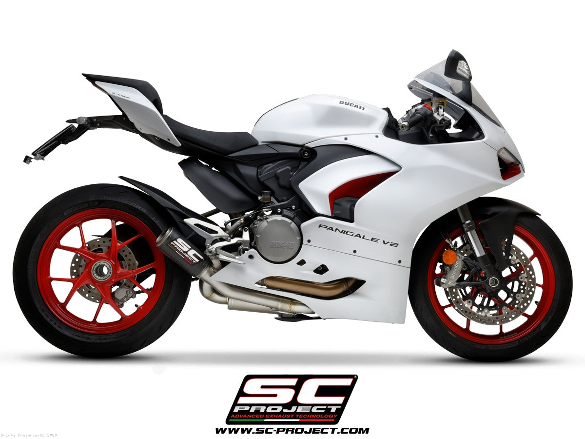 SC-Project CR-T Slip On Exhaust (Ducati 2020-2024 Panigale V2)