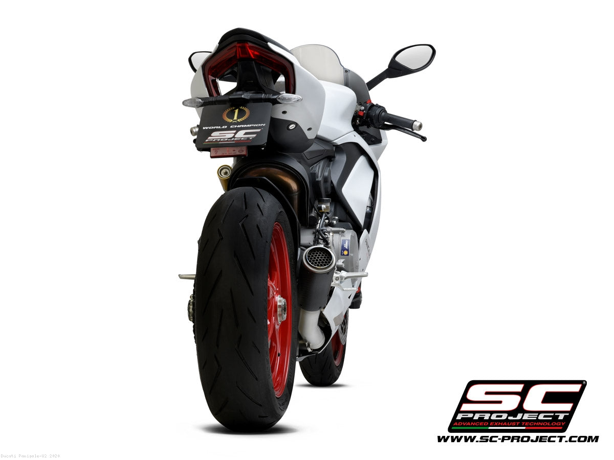 SC-Project CR-T Slip On Exhaust (Ducati 2020-2024 Panigale V2)