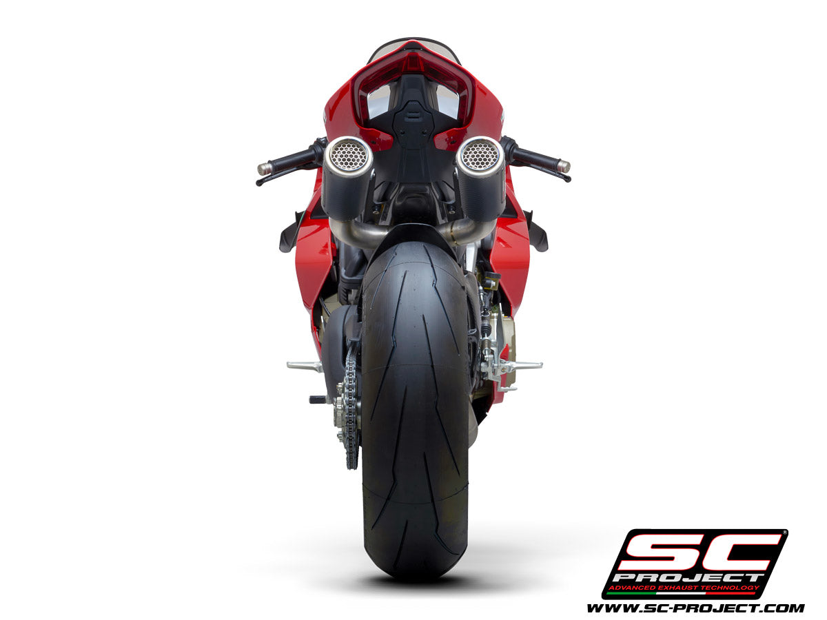 SC Projects WSBK CR-T Full Titanium Exhaust (Ducati 2018-2021 Panigale V4/S/R)