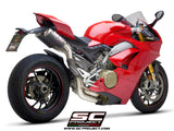 SC Projects CR-T Full Titanium Exhaust (Ducati 2018-2021 Panigale V4/S)