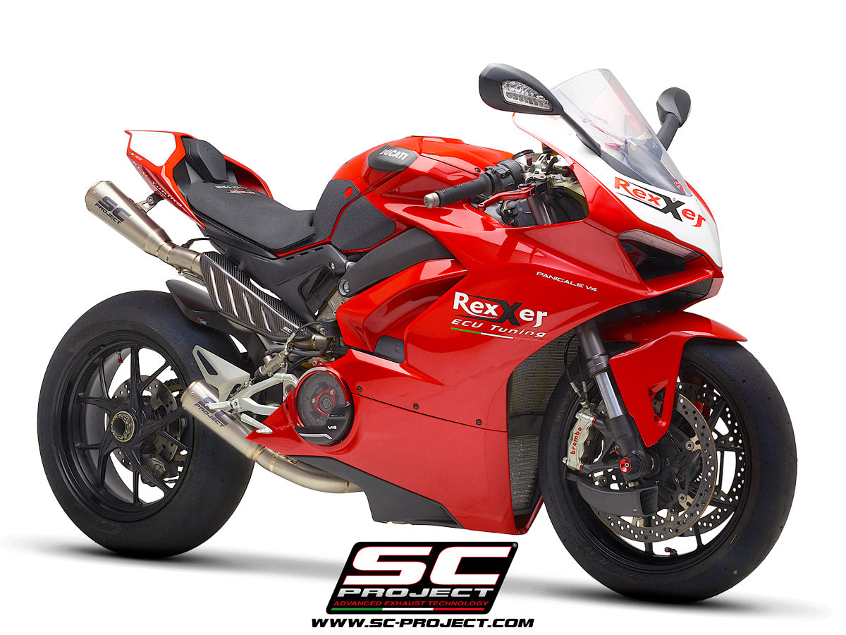 SC Projects S1-GP Full Titanium Exhaust (Ducati 2018-2021 Panigale V4/S)