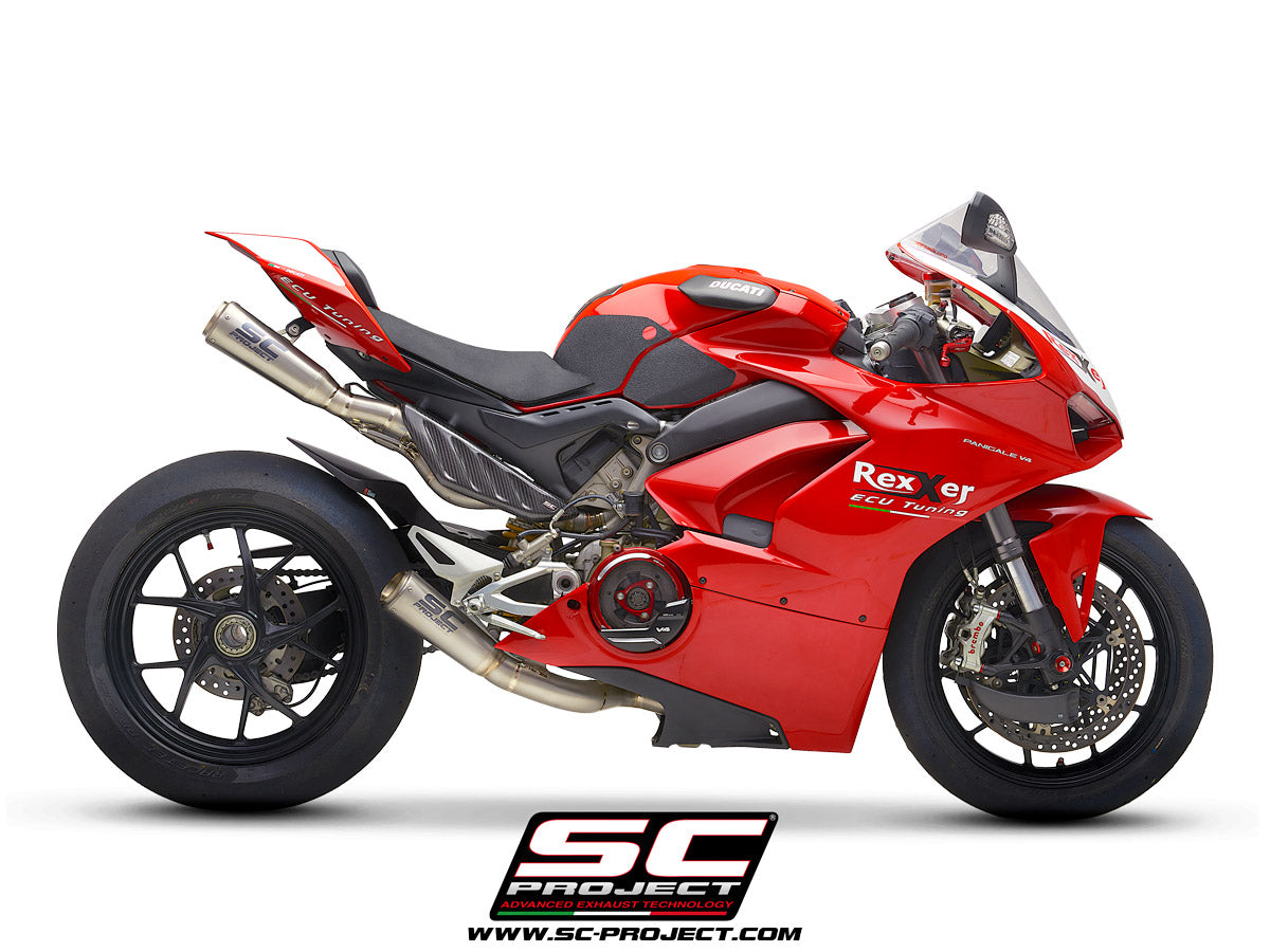 SC Projects S1-GP Full Titanium Exhaust (Ducati 2018-2021 Panigale V4/S)