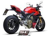 SC Projects CR-T Titanium Exhaust (Ducati 2020-2024 Streetfigter V4/S)