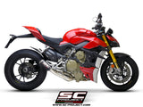 SC Projects CR-T Titanium Exhaust (Ducati 2020-2024 Streetfigter V4/S)