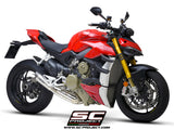 SC Projects S1 Titanium Exhaust (Ducati 2020-2024 Streetfigter V4/S)