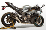 M4 Exhaust Tech1 Carbon Fiber Full Exhaust (Kawasaki 2009-2024 ZX6R)