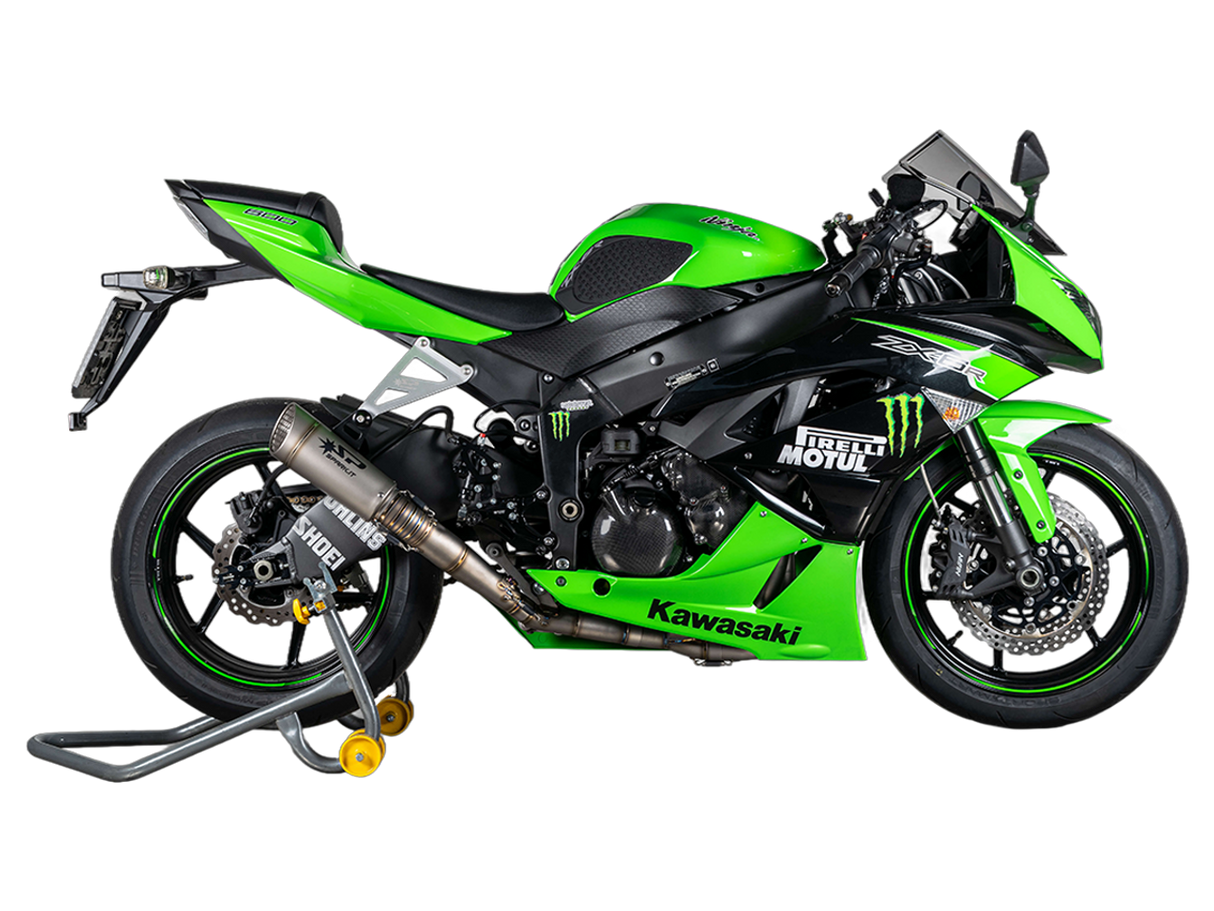 Spark Grid-O WSBK Evolution Full Titanium Exhaust (Kawasaki 2009-2024 ZX6R)