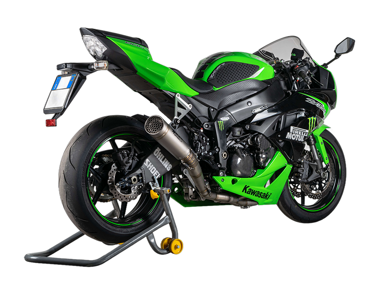 Spark Grid-O WSBK Evolution Full Titanium Exhaust (Kawasaki 2009-2024 ZX6R)