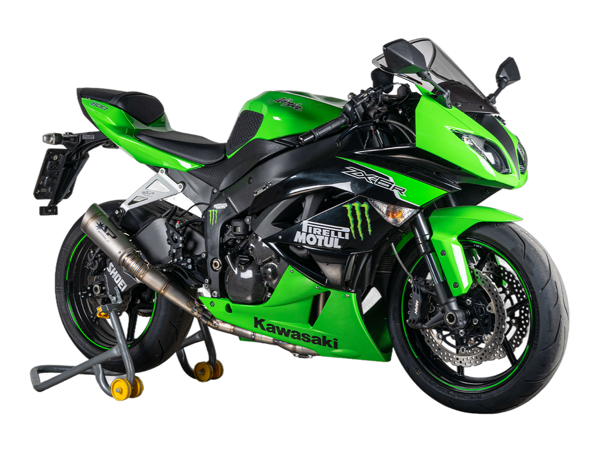 Spark Grid-O WSBK Evolution Full Titanium Exhaust (Kawasaki 2009-2024 ZX6R)