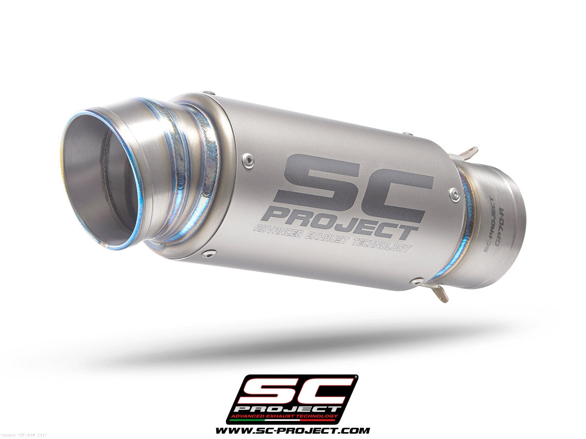 SC-Project GP70-R 3/4th Titanium Exhaust (Yamaha 2015-2024 R1/R1S/R1M)