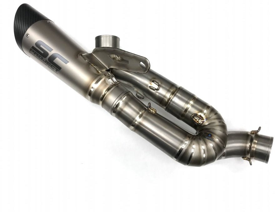 SC Projects S1 Titanium Half System Exhaust (Ducati 2018-2021 Panigale V4/S)