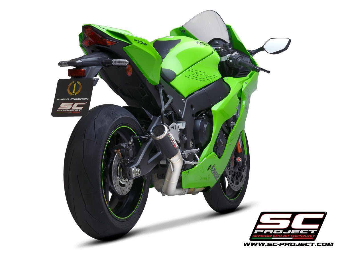 SC-Project CR-T 3/4th Titanium Exhaust (Kawasaki 2021-2024 ZX10R/RR)