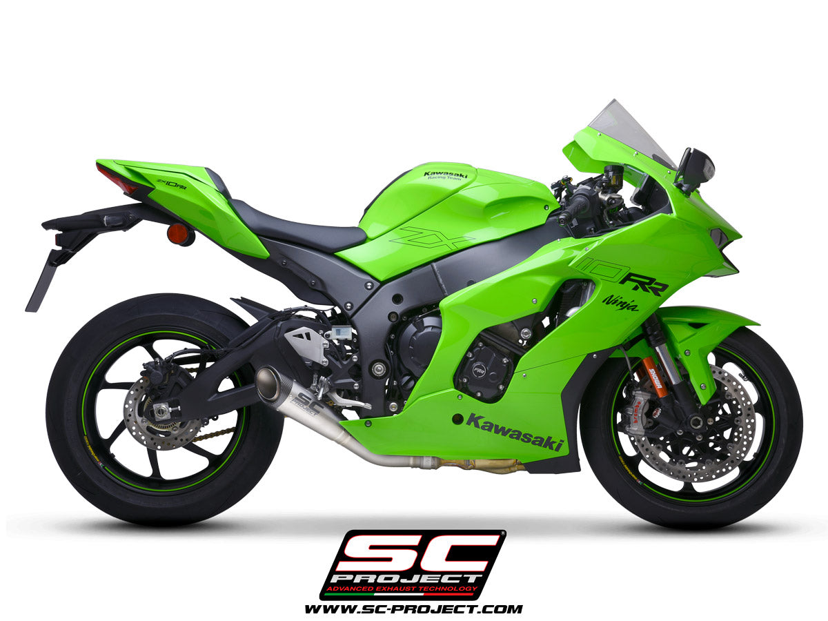 SC-Project S1 Titanium Semi Full Exhaust (Kawasaki 2021-2024 ZX10R/RR)