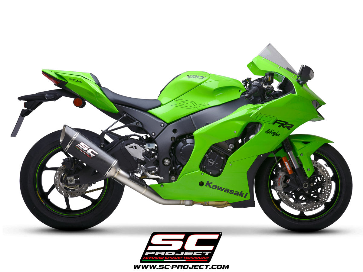 SC-Project SC1-R Titanium Exhaust (Kawasaki 2021-2024 ZX10R/RR)