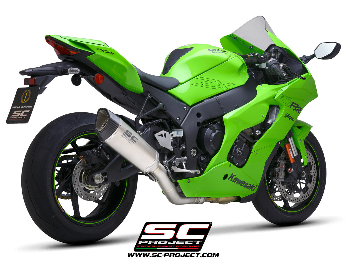 SC-Project SC1-R Titanium Exhaust (Kawasaki 2021-2024 ZX10R/RR)