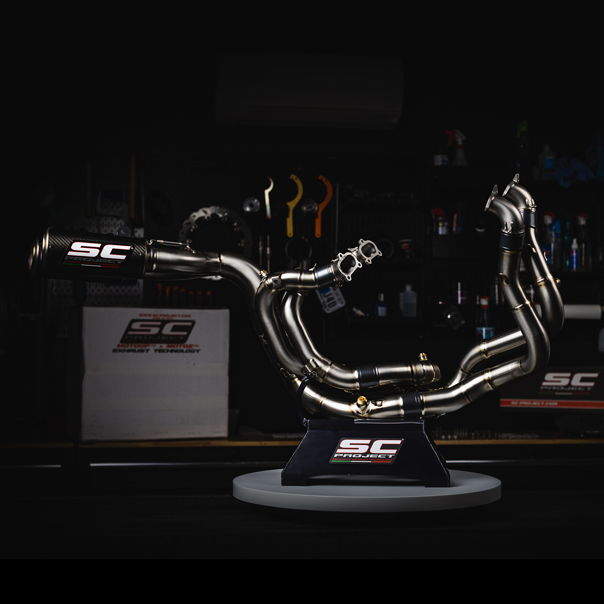 SC Projects WSBK CR-T Full Titanium Exhaust (Ducati 2018-2021 Panigale V4/S/R)