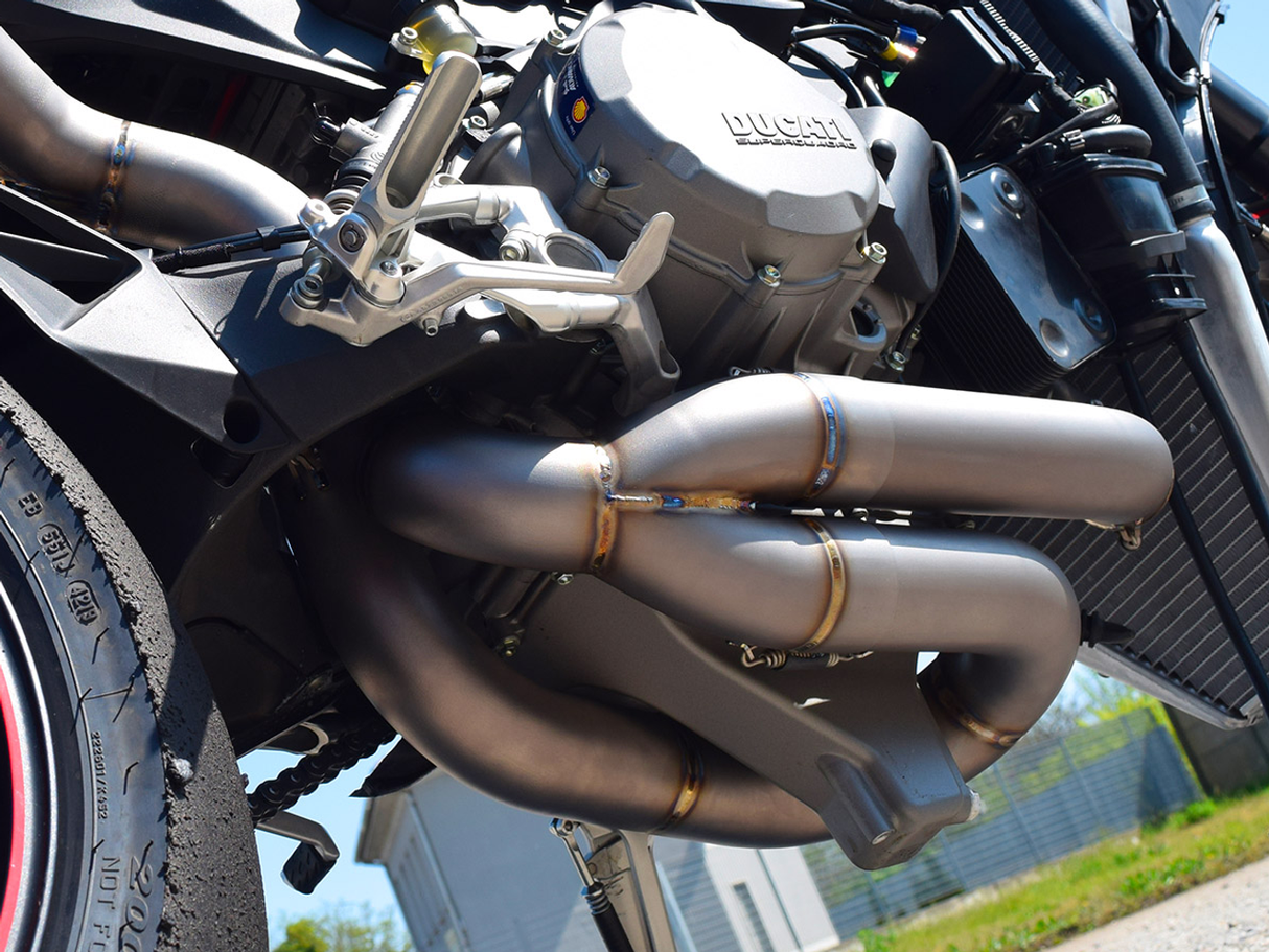 Spark Double Grid-O Titanium Full Exhaust (Ducati 2020-2024 Panigale V2)