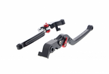 Standard Length Folding Brake And Clutch Lever Set by Evotech Aprilia / RSV4 1100 / 2021