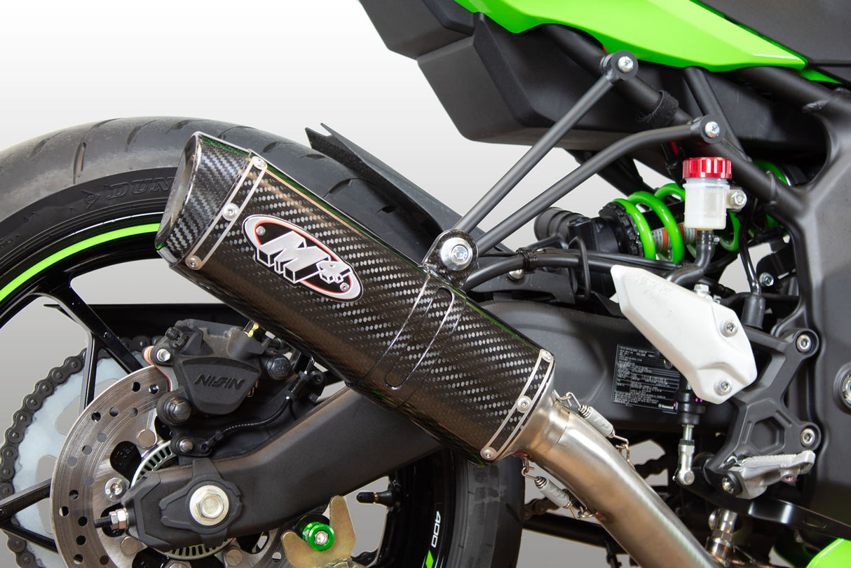 M4 Exhaust X96 Carbon Fiber Full Exhaust (Kawasaki Ninja ZX4R/RR 2023-2024)