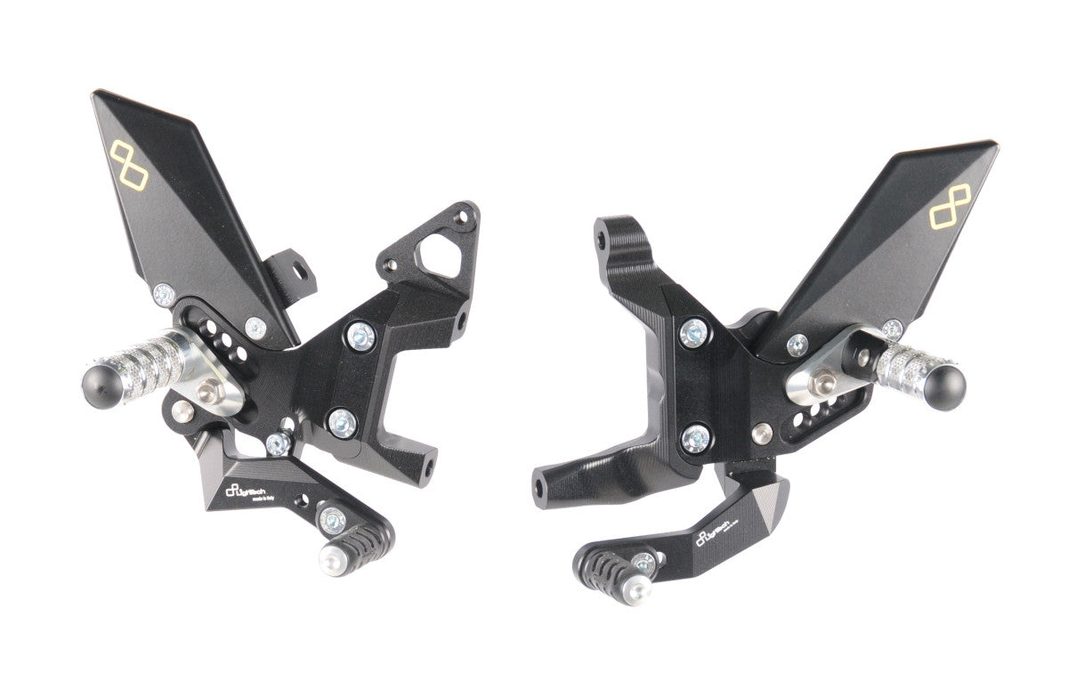 Lightech Adjustable Rearsets (Ducati V2 2021-2023)