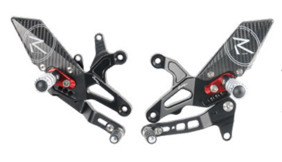 Lightech Adjustable Rearsets (Kawasaki ZX-6R 2005-2023)