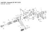 Bonamici Adjustable Rearsets (Kawasaki ZX-10R 2016-2020)